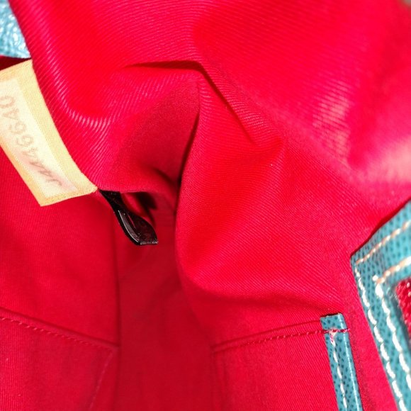 SOLD Dooney & Bourke Davis Tote in Teal - Picture 11 of 12